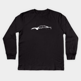 Dodge Charger SRT Hellcat Redeye Silhouette Kids Long Sleeve T-Shirt